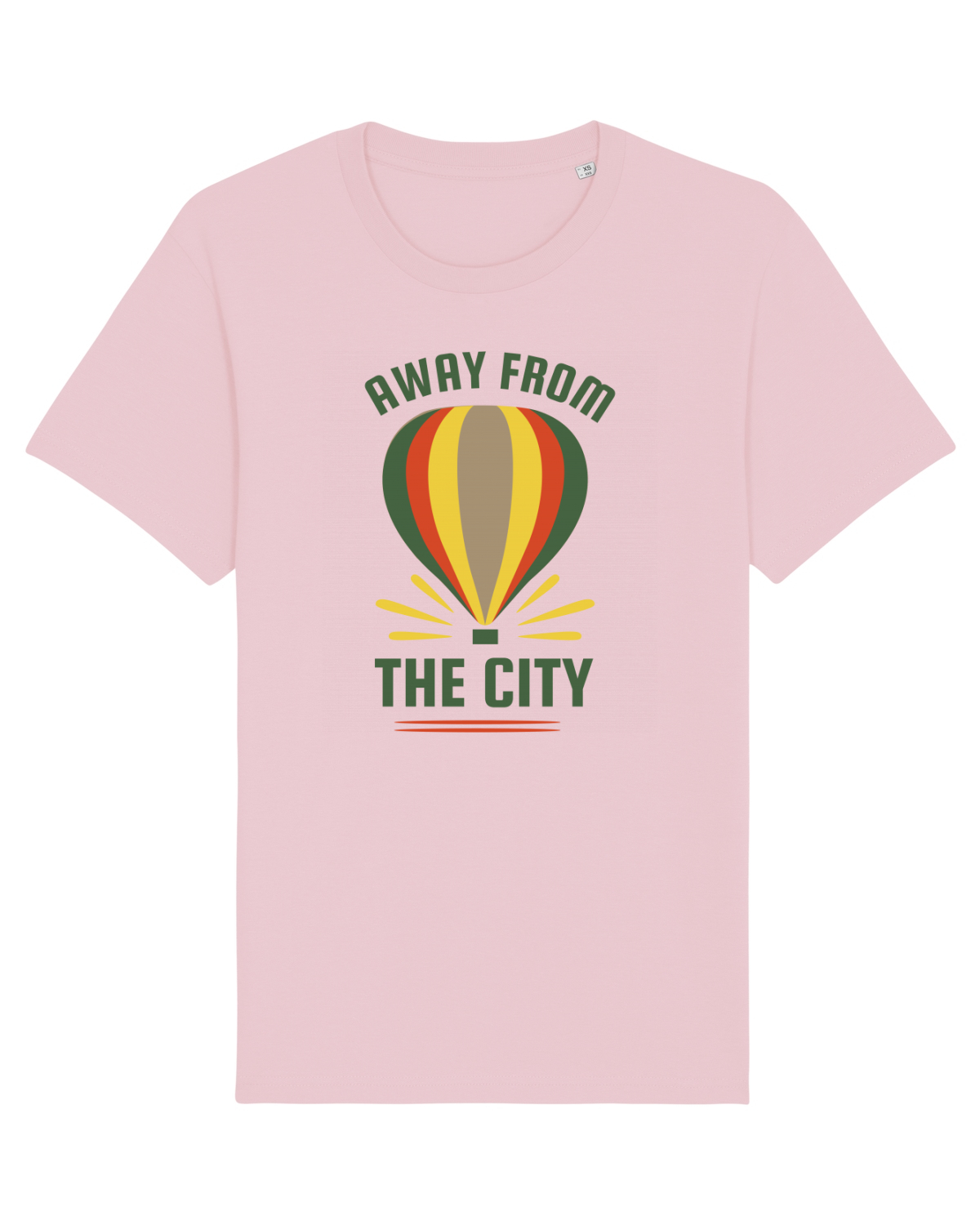 Tricou mânecă scurtă Unisex Rocker Cotton Pink