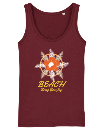Beach Bring You Joy Burgundy