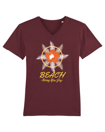 Beach Bring You Joy Burgundy