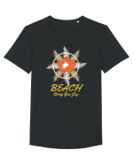 Beach Bring You Joy Tricou mânecă scurtă guler larg Bărbat Skater