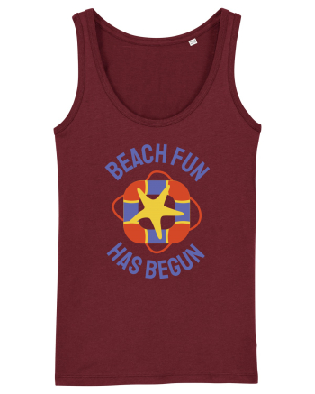 Beach Fun Has Begun Burgundy