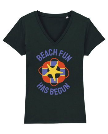 Beach Fun Has Begun Black