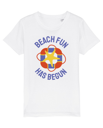 Beach Fun Has Begun White