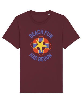 Beach Fun Has Begun Burgundy