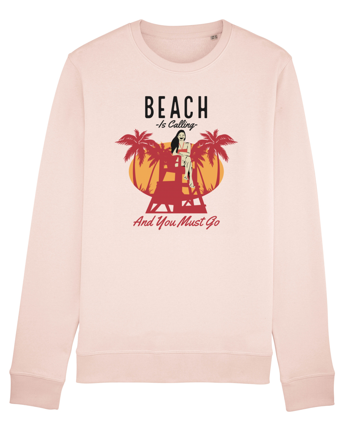 Bluză mânecă lungă Unisex Rise Candy Pink