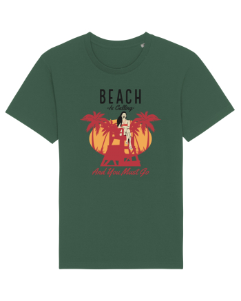 Beach is Calling and You Must Go Bottle Green