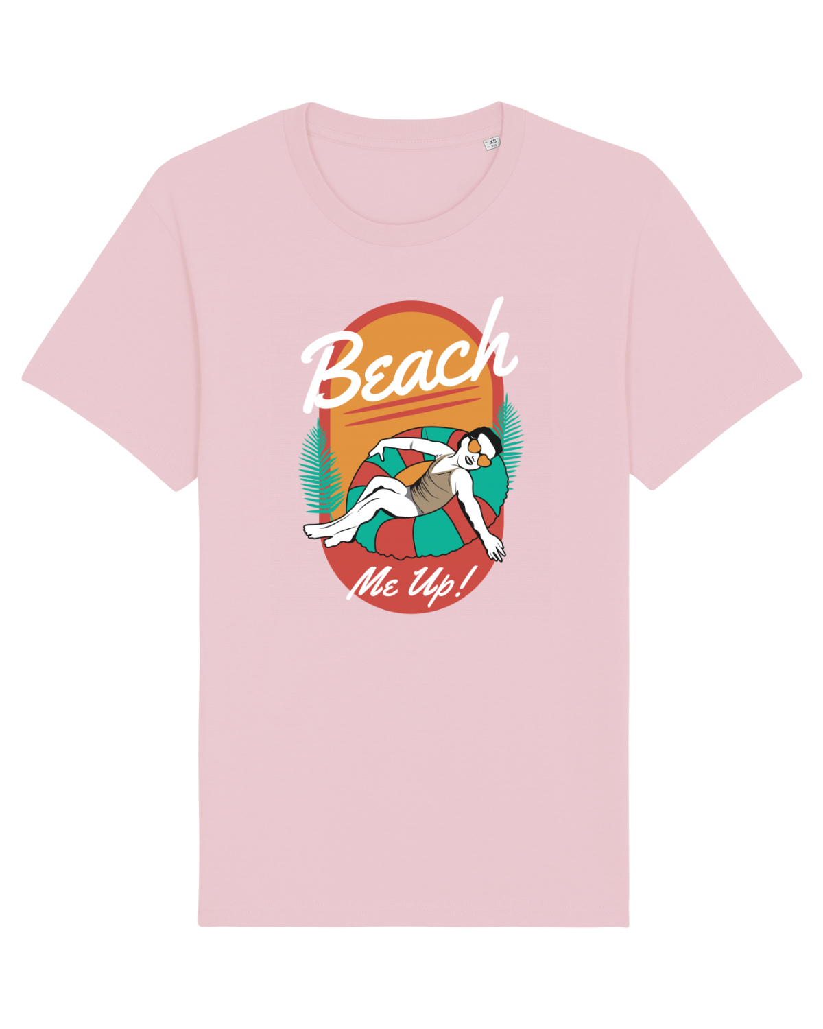 Tricou mânecă scurtă Unisex Rocker Cotton Pink