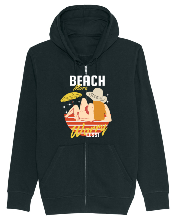 Beach More Worry Less! Black