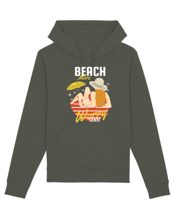 Beach More Worry Less! Khaki