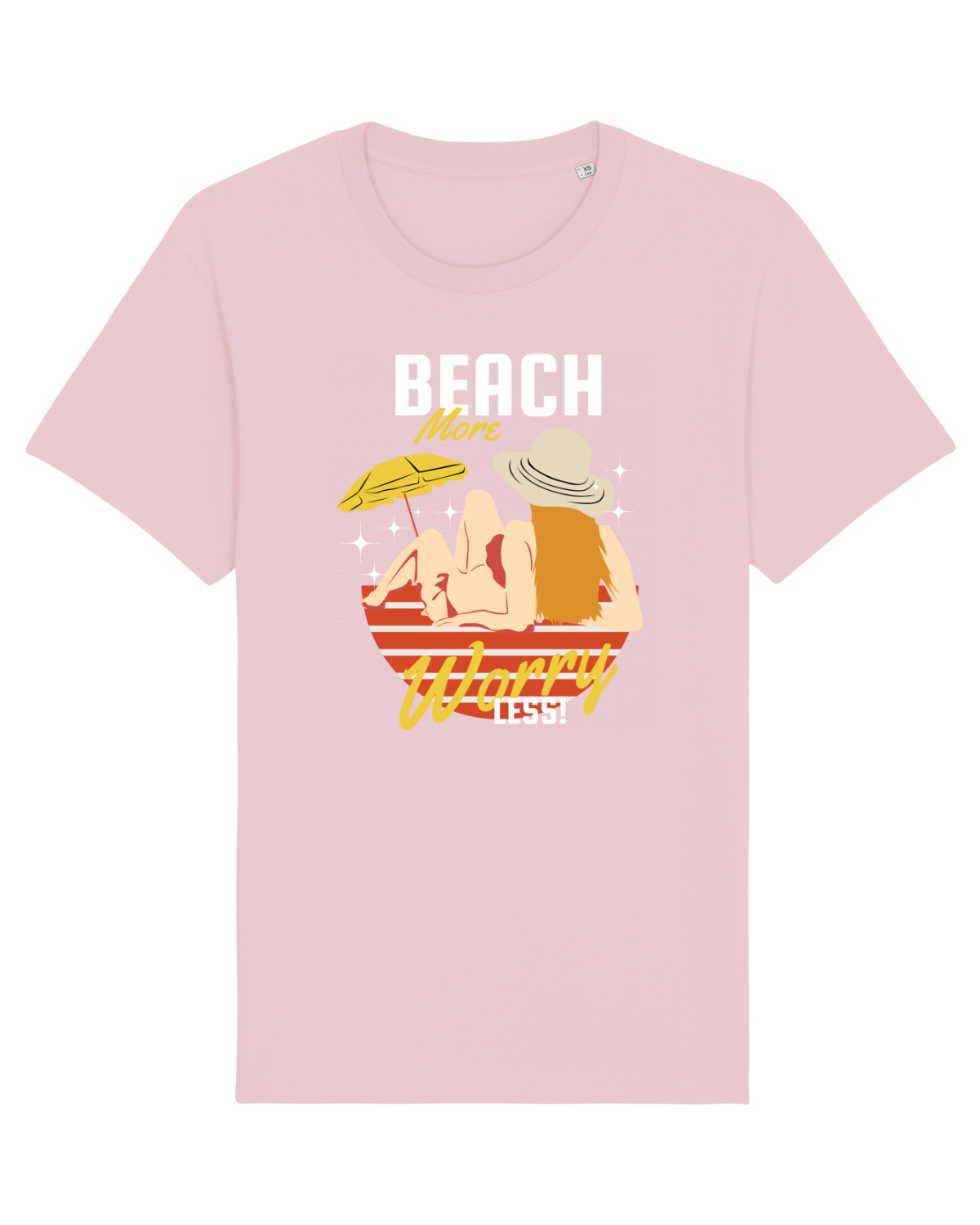Tricou mânecă scurtă Unisex Rocker Cotton Pink