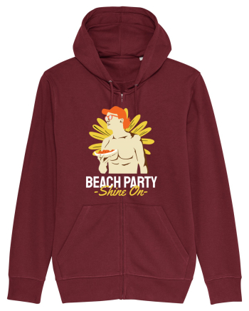 Beach Party Shine On Burgundy