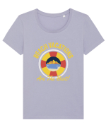 Beach Vacations are the Best! Tricou mânecă scurtă guler larg fitted Damă Expresser