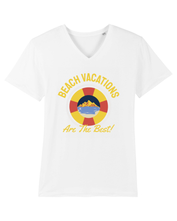 Beach Vacations are the Best! White