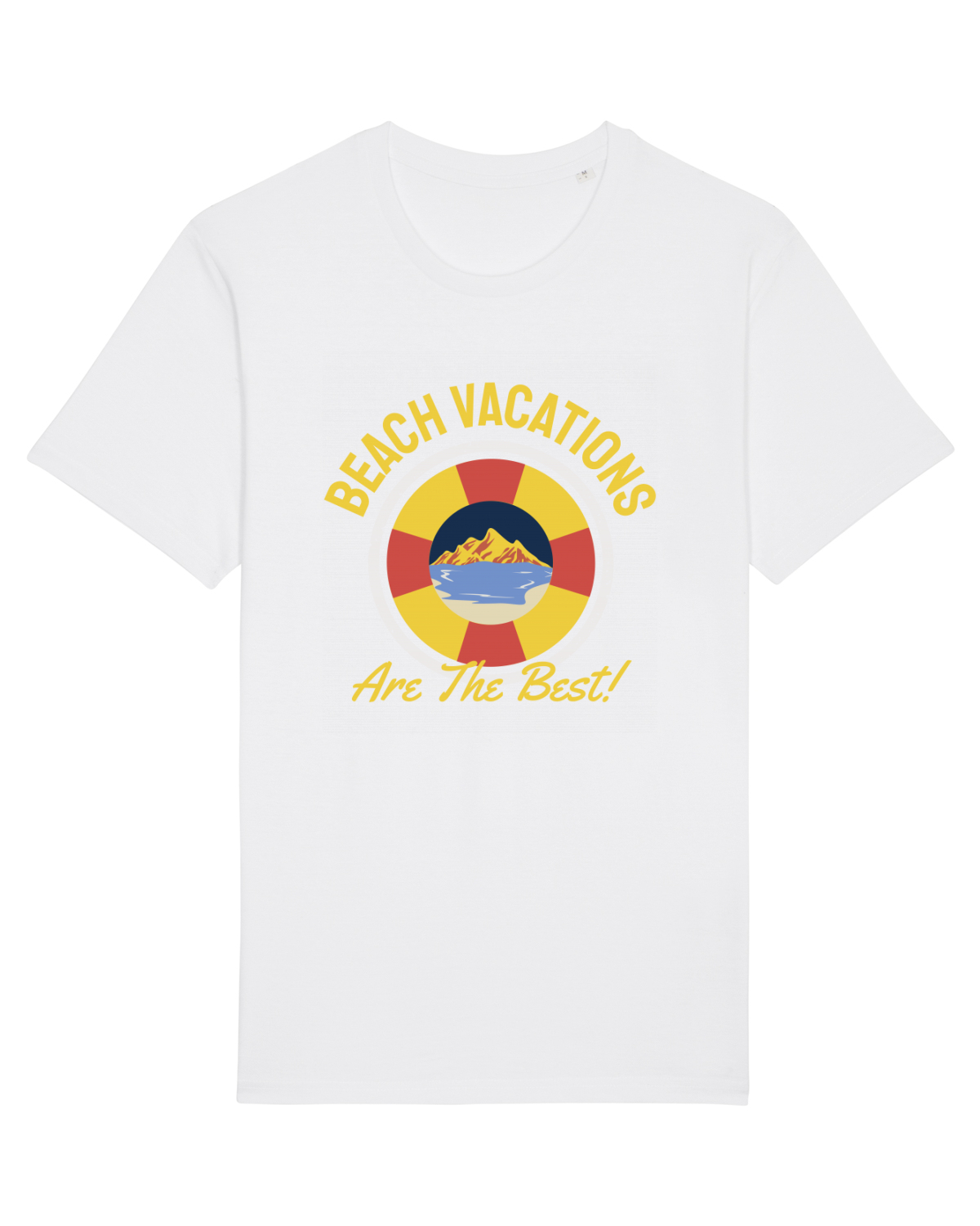 Tricou mânecă scurtă Unisex Rocker White