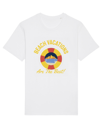 Beach Vacations are the Best! White