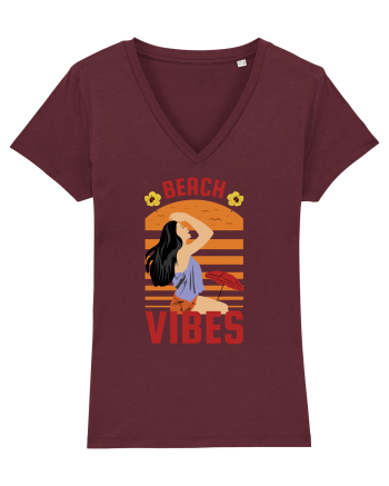 Beach Vibes Burgundy