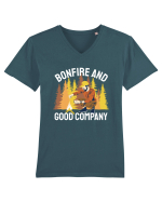 Bonfire and Good Company Tricou mânecă scurtă guler V Bărbat Presenter