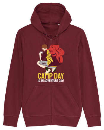 Camp Day is an Adventure Day! Burgundy