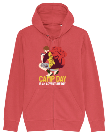 Camp Day is an Adventure Day! Carmine Red