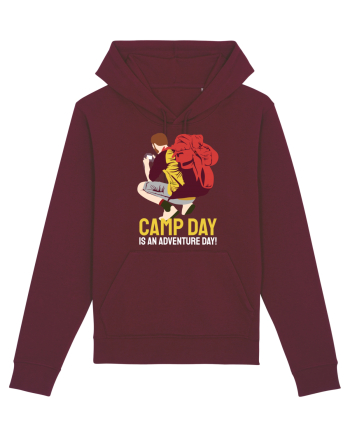 Camp Day is an Adventure Day! Burgundy