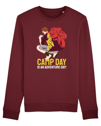 Camp Day is an Adventure Day! Burgundy