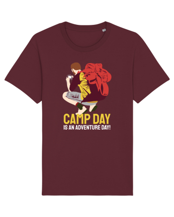 Camp Day is an Adventure Day! Burgundy