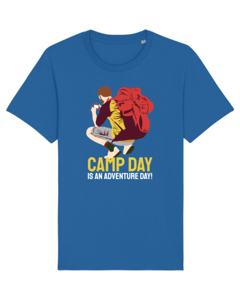 Camp Day is an Adventure Day! Royal Blue