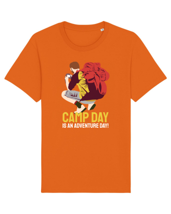 Camp Day is an Adventure Day! Bright Orange