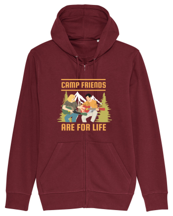 Camp Friends are For Life Burgundy