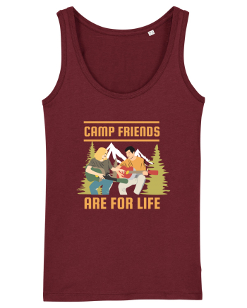 Camp Friends are For Life Burgundy