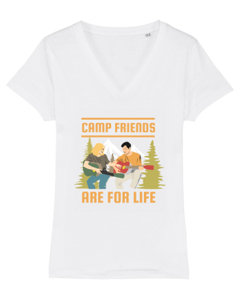 Camp Friends are For Life White