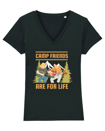 Camp Friends are For Life Black