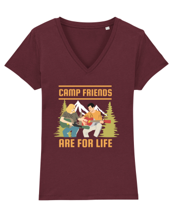 Camp Friends are For Life Burgundy