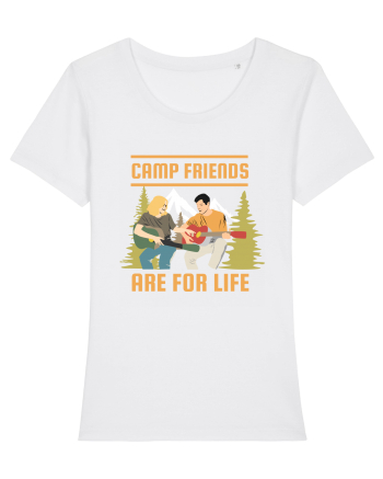 Camp Friends are For Life White