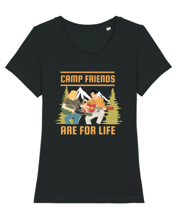 Camp Friends are For Life Black