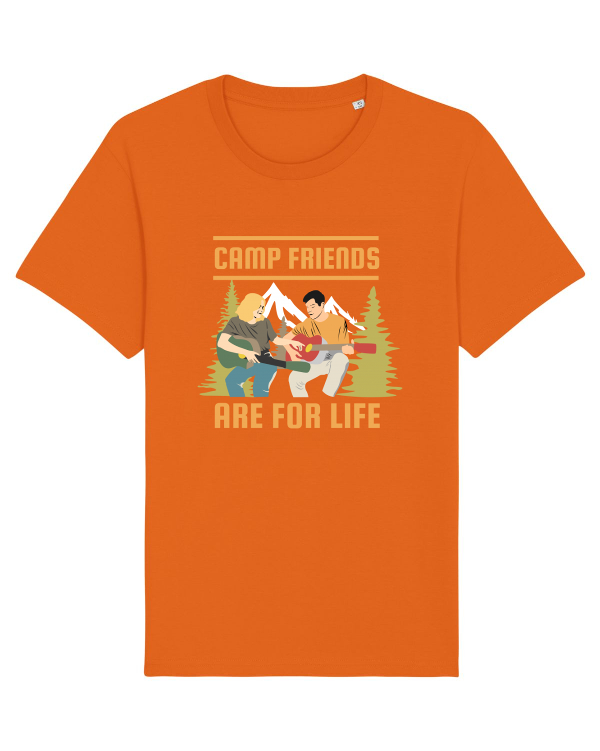 Tricou mânecă scurtă Unisex Rocker Bright Orange