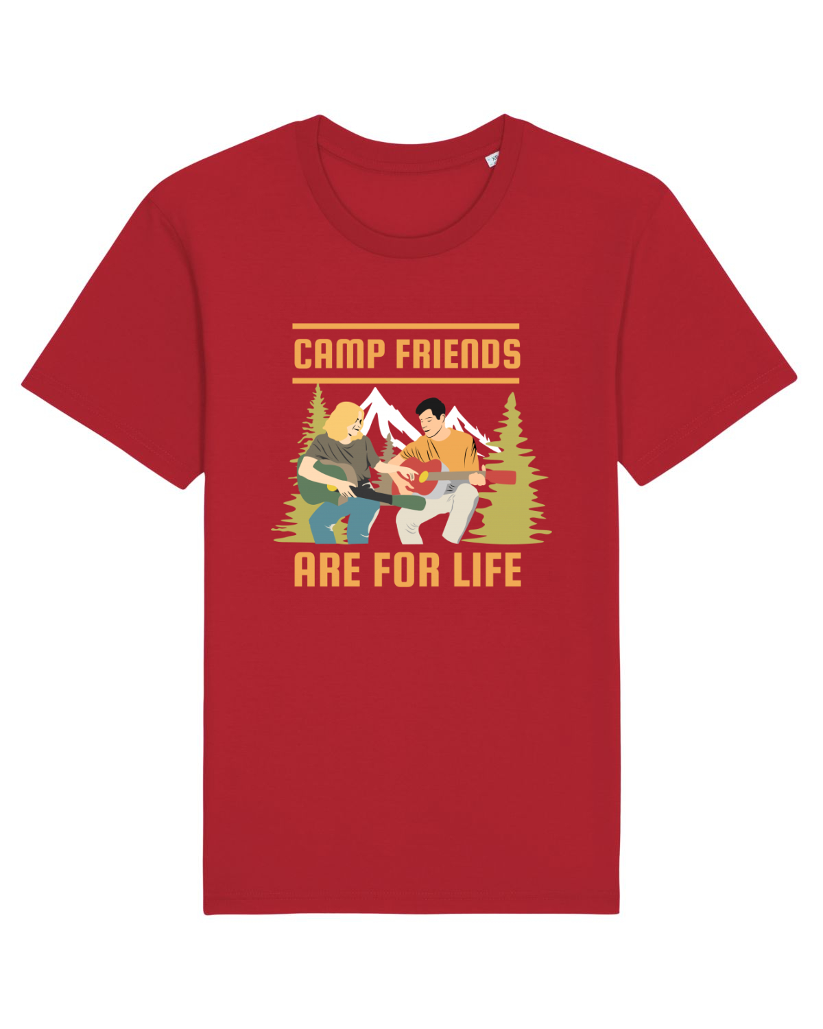 Tricou mânecă scurtă Unisex Rocker Red