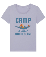 Camp is What You Deserve Tricou mânecă scurtă guler larg fitted Damă Expresser