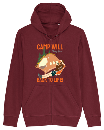 Camp Will Bring You Back to Life! Burgundy