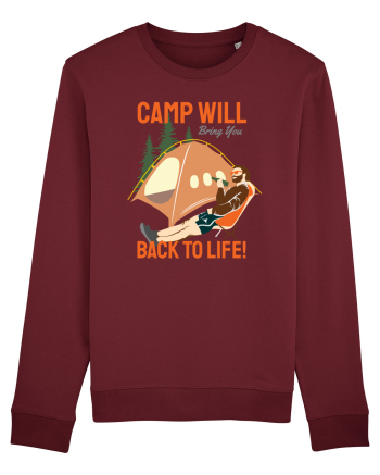 Camp Will Bring You Back to Life! Burgundy