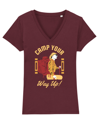 Camp Your Way Up Burgundy