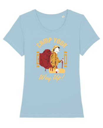 Camp Your Way Up Sky Blue