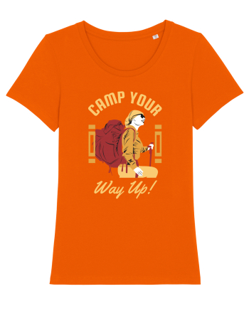 Camp Your Way Up Bright Orange