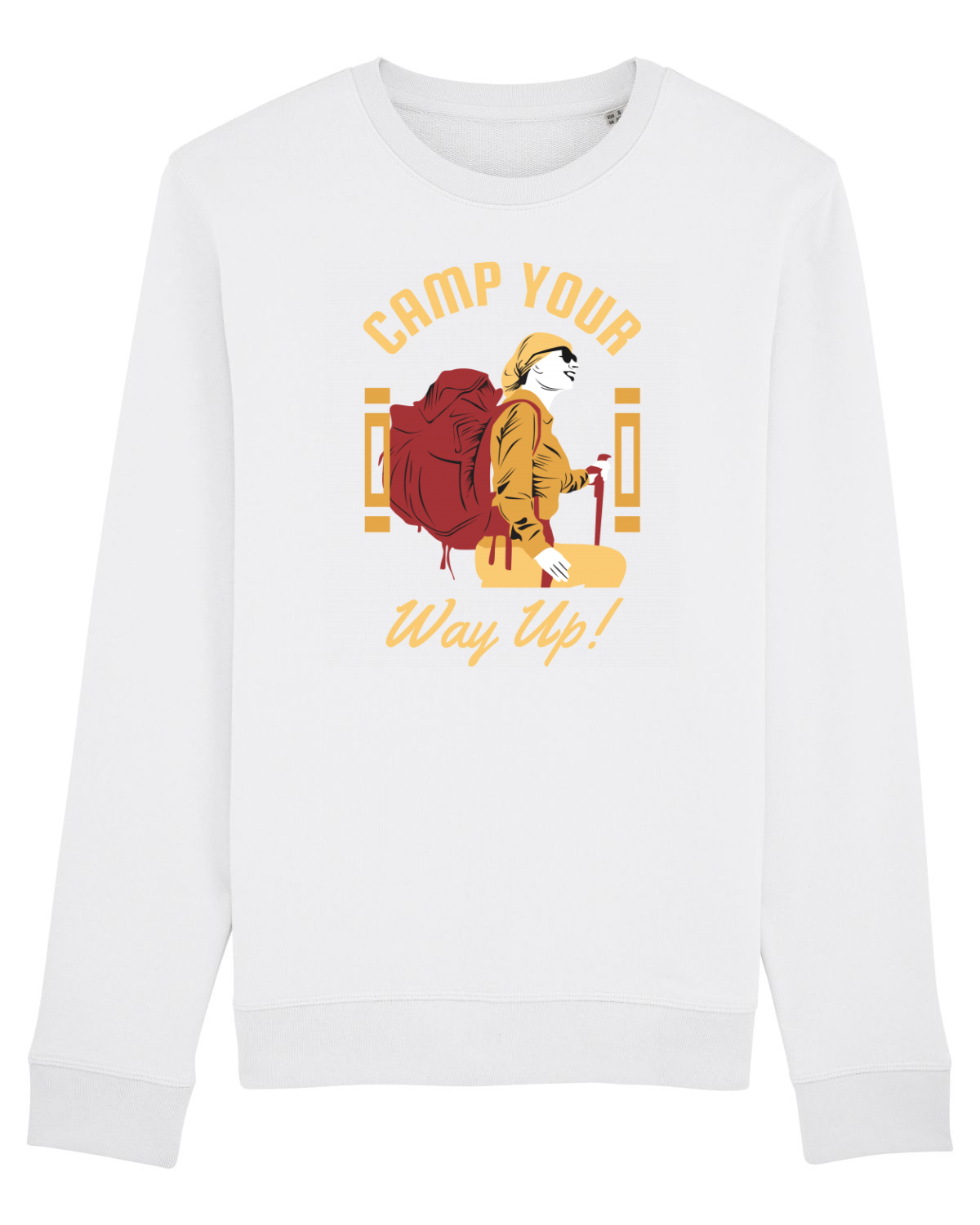 Bluză mânecă lungă Unisex Rise White