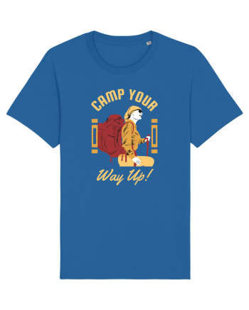 Camp Your Way Up Royal Blue