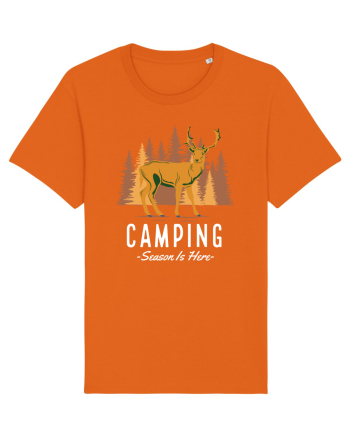 Camping Season is Here Bright Orange