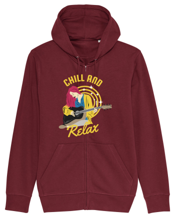 Chill and Relax Burgundy