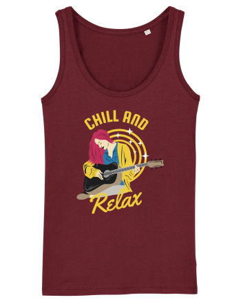 Chill and Relax Burgundy