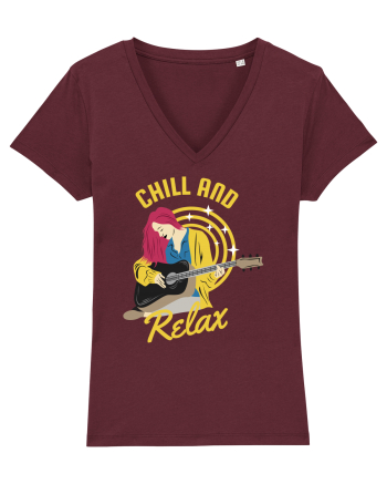 Chill and Relax Burgundy