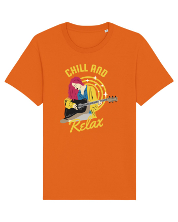 Chill and Relax Bright Orange